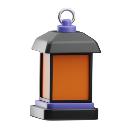 Lantern Lamp  3D Icon