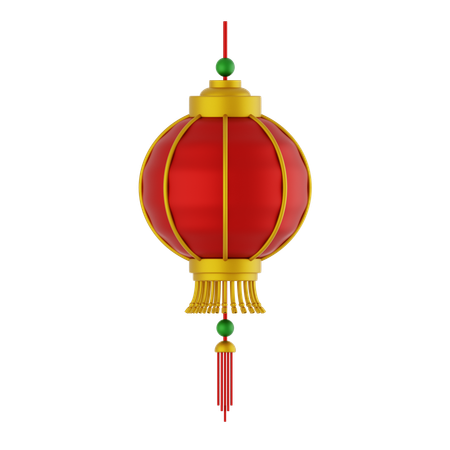 Lanterna chinesa  3D Icon