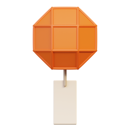 Lanterna chinesa  3D Icon
