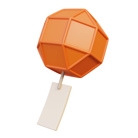 Lanterna chinesa  3D Icon