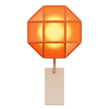 Lanterna chinesa  3D Icon