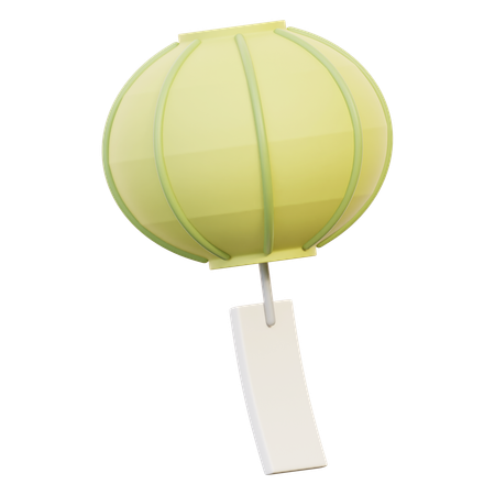 Lanterna chinesa  3D Icon