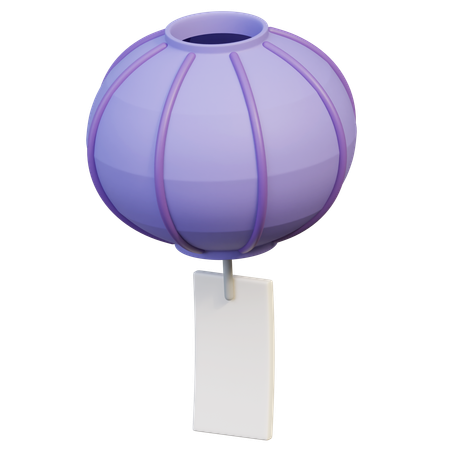 Lanterna chinesa  3D Icon