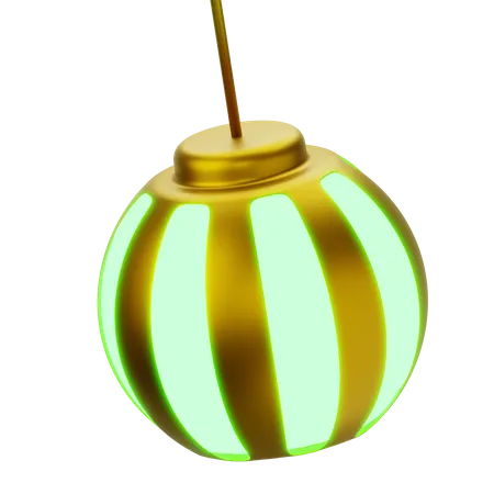Lanterna do círculo muçulmano  3D Icon
