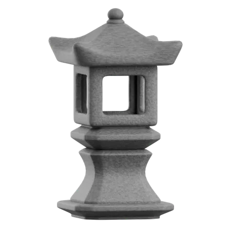 Lanterna de pedra  3D Icon