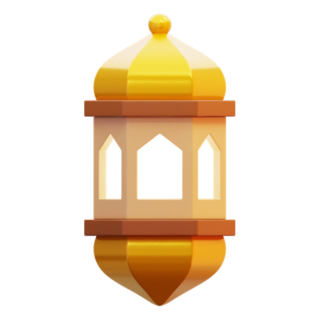 Lanterna decorativa islâmica  3D Icon