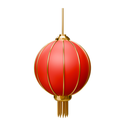 Lanterna do Ano Novo Chinês  3D Icon