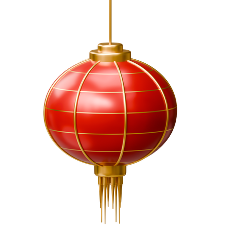 Lanterna do Ano Novo Chinês  3D Icon