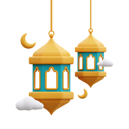 Lanterna islâmica  3D Icon