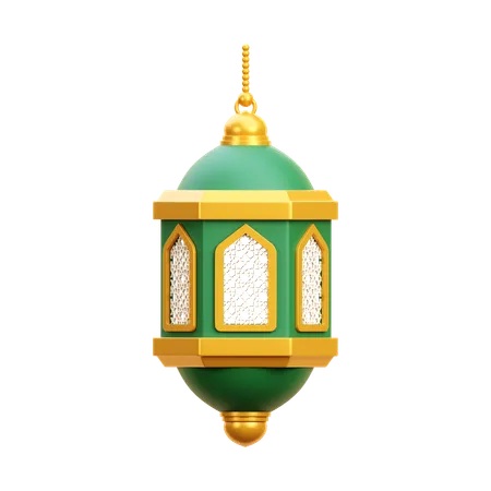 Ornamento de lanterna islâmica  3D Icon