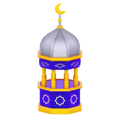 Lanterna da mesquita  3D Icon