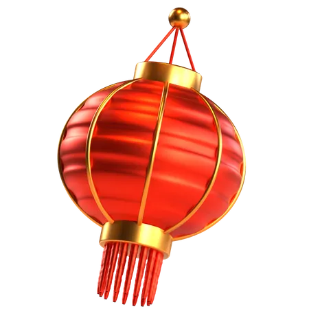 Lanterna redonda chinesa  3D Icon