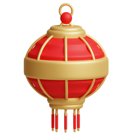 Lanterna tradicional  3D Icon