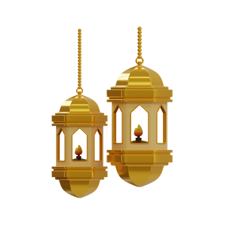 Lanterne arabe  3D Icon