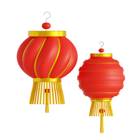 Lanterne chinoise  3D Icon