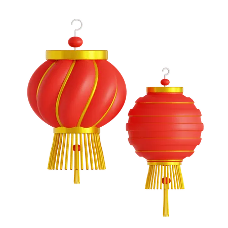 Lanterne chinoise  3D Icon