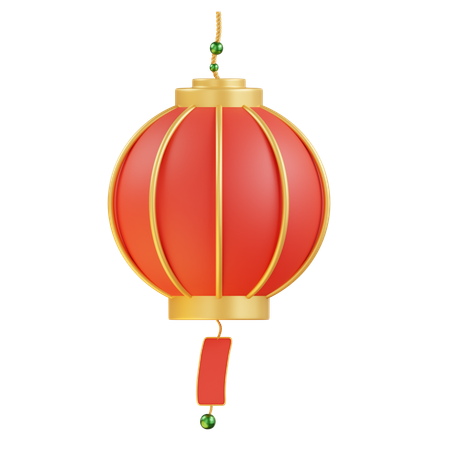 Lanterne chinoise  3D Icon
