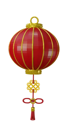 Lanterne chinoise  3D Illustration