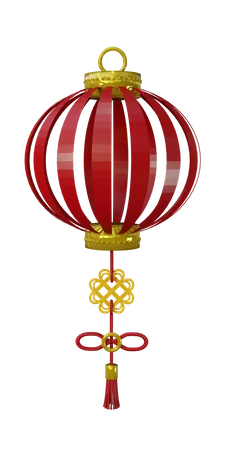 Lanterne chinoise  3D Illustration