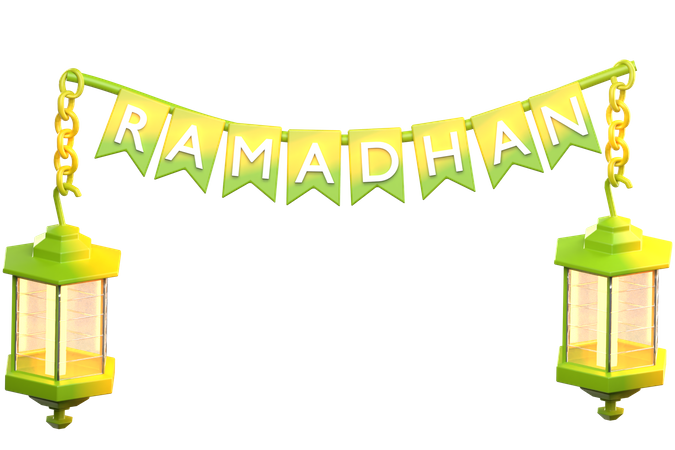 Lanterne du Ramadan  3D Icon