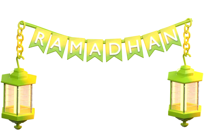 Lanterne du Ramadan  3D Icon