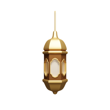 Lanterne dorée  3D Icon