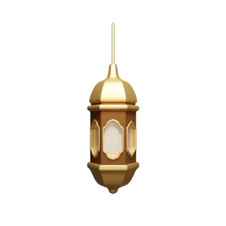 Lanterne dorée  3D Icon