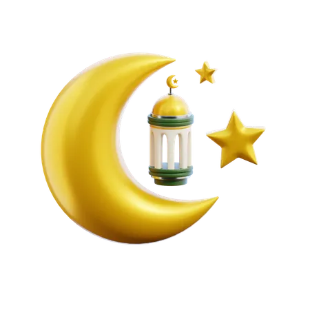 Lanterne islamique  3D Icon