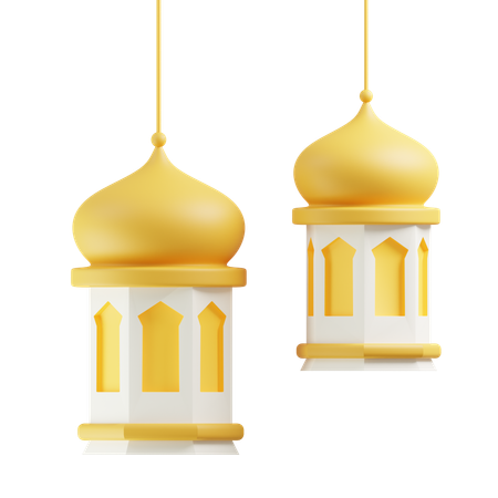 Lanterne islamique  3D Icon