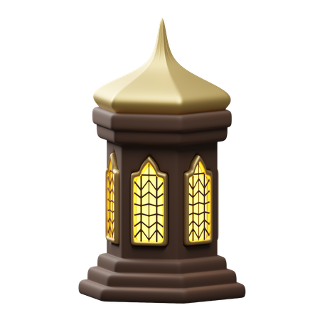 Lanterne islamique  3D Icon