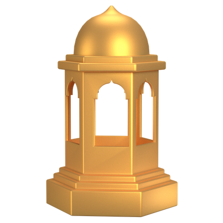 Lanterne islamique  3D Illustration