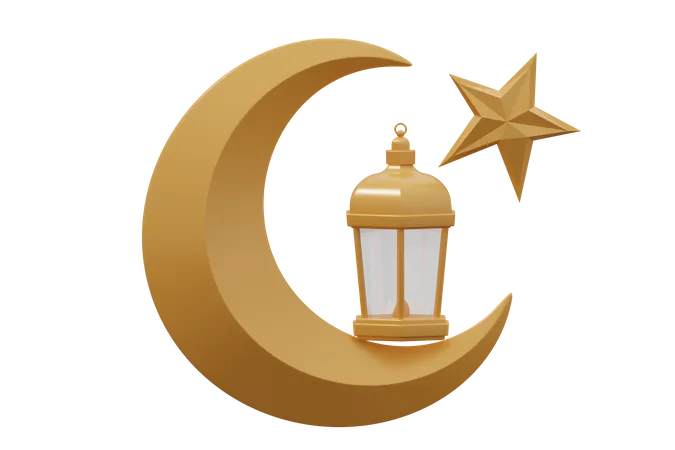 Lanterne islamique  3D Icon