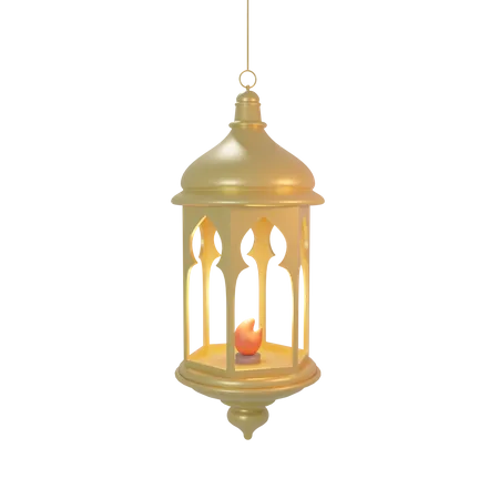 Lanterne islamique  3D Icon