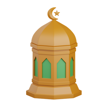 Lanterne islamique  3D Icon