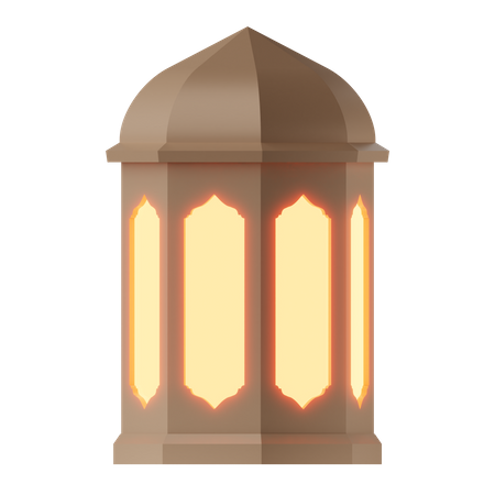 Lanterne islamique  3D Icon