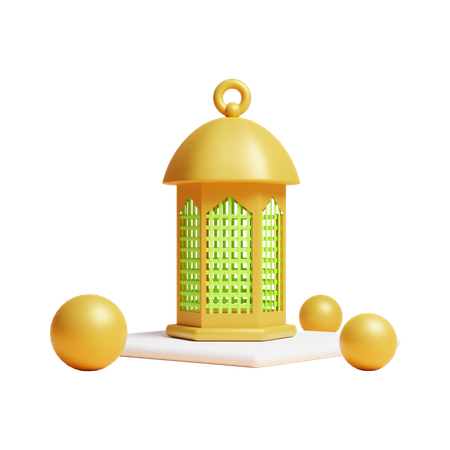 Lanterne islamique  3D Icon