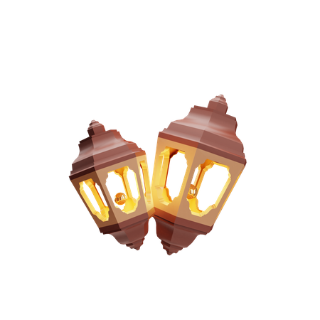 Lanterne au kérosène  3D Illustration