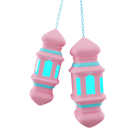 Lanternes de mosquée  3D Icon