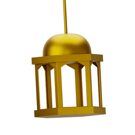 Lanterne de mosquée arabe islamique  3D Icon