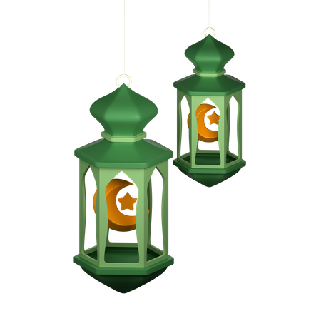 Lanterne du ramadan  3D Icon