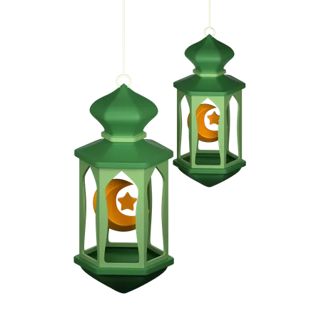 Lanterne du ramadan  3D Icon