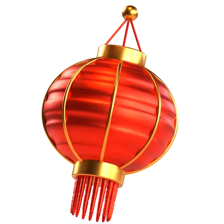 Lanterne ronde chinoise  3D Icon