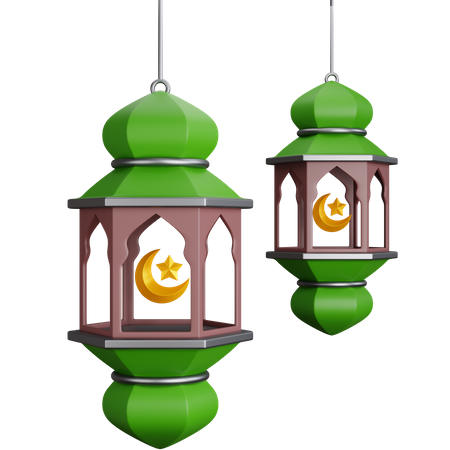 Lanternes du Ramadan  3D Icon