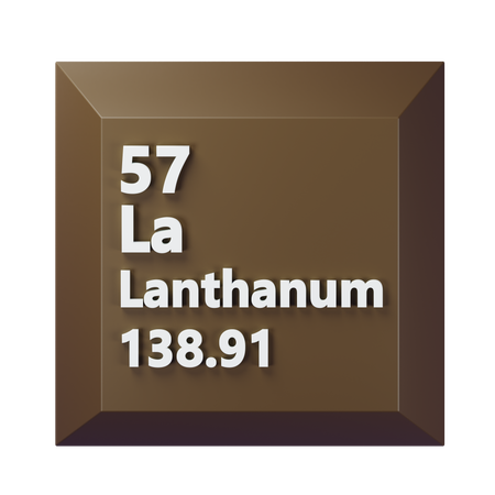 Lanthanum  3D Icon