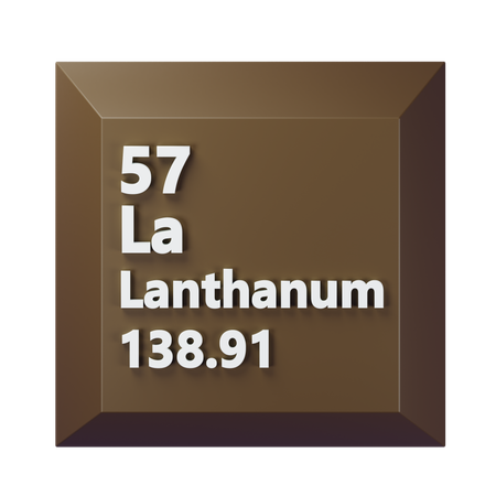 Lanthanum  3D Icon