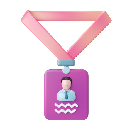 Lanyard  3D Icon