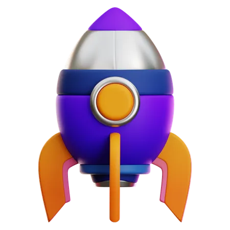Lanzadera de cohetes  3D Icon