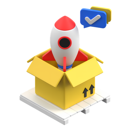 Lanzamiento del producto  3D Icon