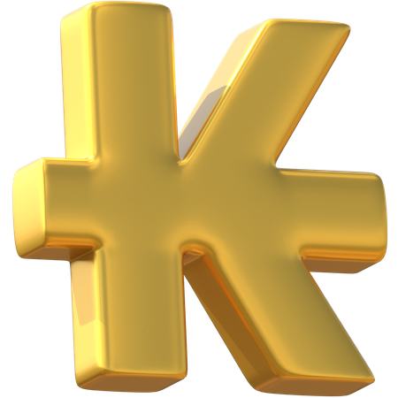 Lao Kip  3D Icon