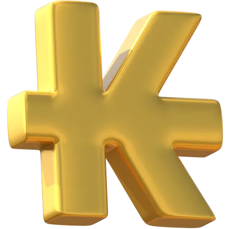 Lao Kip  3D Icon